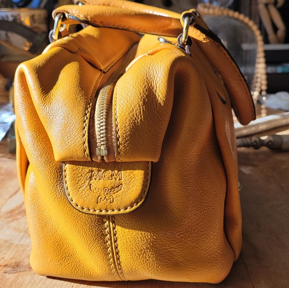 MCM Doctor's Bowler Leather Bag - Picture 3 of 5